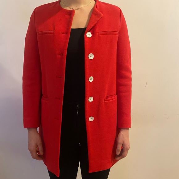 Red Zara Coat - Picture 3 of 6